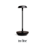 in lite sway table black