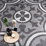 geoceramica 100x100x4 decoro fiori