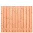 Tuinscherm Douglas, geschaafd, 23-planks (21 + 2) Harz 150 x 180 cm