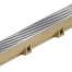 Euroline goot + verzink stalen sleufrooster 100cm