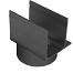 aco slim line onderuitloop 80mm excentr