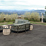 keramische tegels stones 100x100x2 cm nero