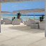 keramische tegels metall 100x100x2 cm bianco
