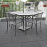 aslon sbr rubbertegel 50x50x2 5 cm zwart