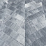 soft comfort punto 12x50x8 cm grijs zwart