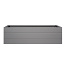 bloembak modulair poedercoat taupe 120x30x42 cm