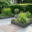 bloembak modulair poedercoat taupe 120x30x42 cm