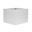 bloembak modulair poedercoat wit 180x150x70 cm
