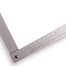 vouwhaak labora aluminium 120 x 120 cm met beschermhoes
