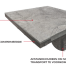 cerasun 40x80x4 cm moderno grigio