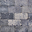stonique trommel betonstraatsteen 6 cm grijs zwart