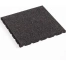 Aslon® SBR Rubbertegel 50x50x2,5 cm Zwart