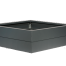 bloembak modulair   antraciet 120x120x28 cm