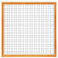 gaaselement met kader 45x70 robuust h180xb180cm red class wood