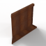 Plantenbak Module+ Inwendig hoekpaneel (C) 60x56 R - CORTEN