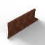bloembak module inwendig hoekpaneel c 90x28 cm r   corten