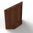 bloembak module kopschot paneel d 60x56 cm   corten