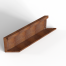 bloembak module parallel paneel e 90x28 cm l   corten