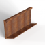 bloembak module parallel paneel e 90x56 cm l   corten