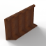 Plantenbak Module+ Uitwendig hoekpaneel (B) 90x56 R - CORTEN