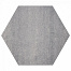soft comfort zeskant 60 52 5x30x4 cm grezzo