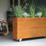 bloembak modulair   corten 120x120x42 cm
