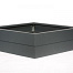 bloembak modulair   antraciet 120x120x28 cm