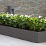 bloembak modulair   taupe 150x30x28 cm