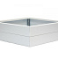 bloembak modulair   wit 120x120x28 cm