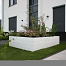 bloembak modulair   wit 150x120x42 cm
