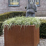 bloembak vlak   corten 120x210x60 cm