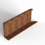 bloembak module inwendig hoekpaneel c 90x42 cm l   corten