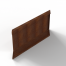 bloembak module parallel paneel e 90x42 cm r   corten