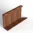 bloembak module inwendig hoekpaneel c 60x42 cm l   corten