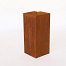 Overzetstuk muurelement hoek 17x30x12,8 - CORTEN