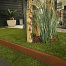 u profiel ongelijkzijdig opsluitband 5cm 220x5 1x20 8x5 4 cm   corten