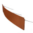borderpaneel flex 220x42 cm   corten