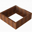 Plantenbak Module+ Corten 90x90x28 cm - CORTEN