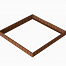 Plantenbak Module+ Corten 300x300x28 cm - CORTEN