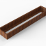 Plantenbak Module+ Corten 300x60x28 cm - CORTEN