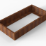Plantenbak Module+ Corten 180x90x28 cm - CORTEN