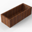 Plantenbak Module+ Corten 150x60x42 cm - CORTEN