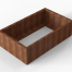 Plantenbak Module+ Corten 150x90x42 cm - CORTEN