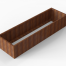 Plantenbak Module+ Corten 300x90x56 cm - CORTEN