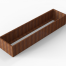 Plantenbak Module+ Corten 360x90x56 cm - CORTEN