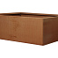 bloembak vlak   corten 120x210x60 cm