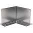 inwendige hoek double flg 10cm   verzinkt