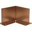 inwendige hoek double flg 10cm   corten