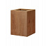 bloembak vlak   corten 30x30x40 cm