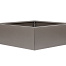 bloembak vlak   taupe 120x120x40 cm